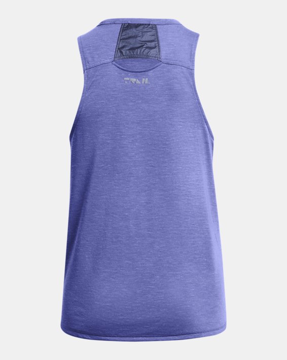 Camiseta de tirantes UA Launch Trail para mujer, Purple, pdpMainDesktop image number 4
